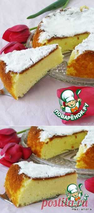 Творожно-манный пирог в мультиварке - кулинарный рецепт