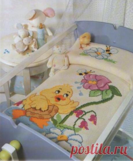 Вязаные детские покрывала схемы. Вязать покрывало спицами |