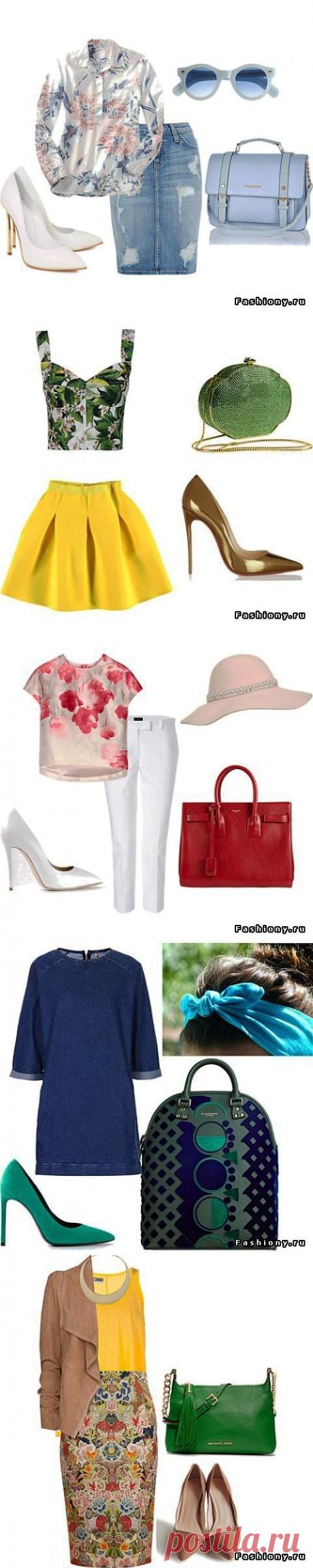 (+1) тема - Весна идет, весне - дорогу! Яркие весенние сеты | Мода