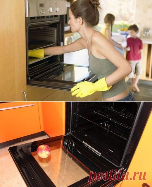Сияющий блеск без лишних усилий - классный прием для чистки духовки