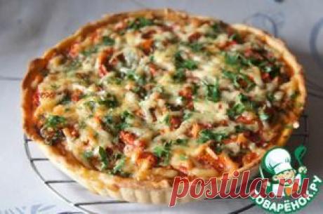 Открытый мясной пирог - кулинарный рецепт