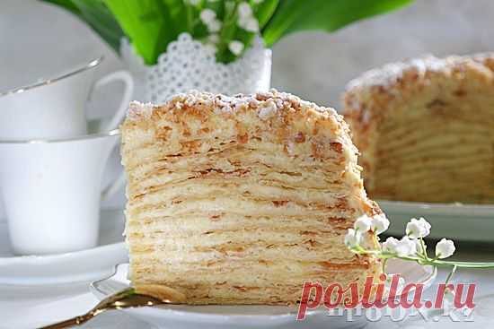 Торт Наполеон самый вкусный + новый сайт "ПИРОГИ". Отличные рецепты!!!