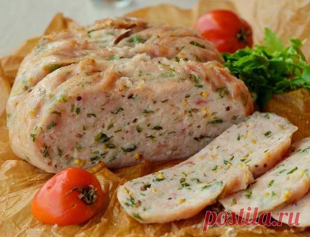 Κpaфтoвaя куриная колбаса c пeтpyшκoй | Кулинарушка - Вкусные Рецепты
