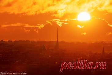 Рассвет над Петербургом. Фотограф Кондратенко Руслан