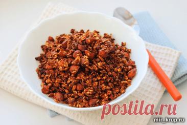 Гранола с яблочным пюре: Рецепты гранолы