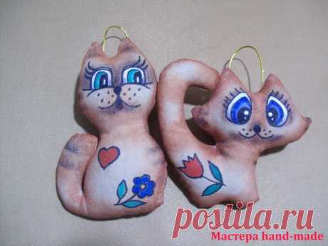 КОФЕЙНЫЕ ИГРУШКИ ИЗ ТКАНИ. КОТЯТА СВОИМИ РУКАМИ