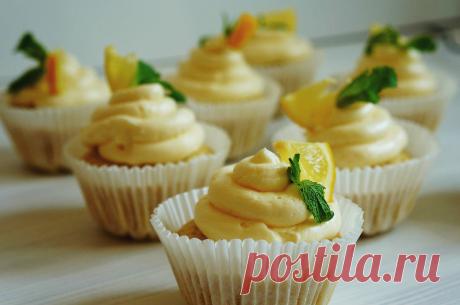 Капкейки с лимонным курдом рецепт с фото