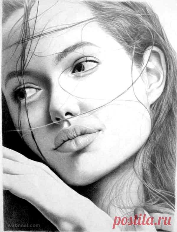 40 Beautiful and Realistic Portrait Drawings for your inspiration