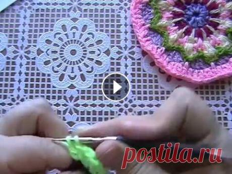 Вязание крючком. Мандала. Часть 1. В этом видео я начинаю вязание мандалы, часть 1. Схему мандалы я нашла на сайте handmade-paradise.ru Этот ролик обработан в Видеоредакторе YouTube (...