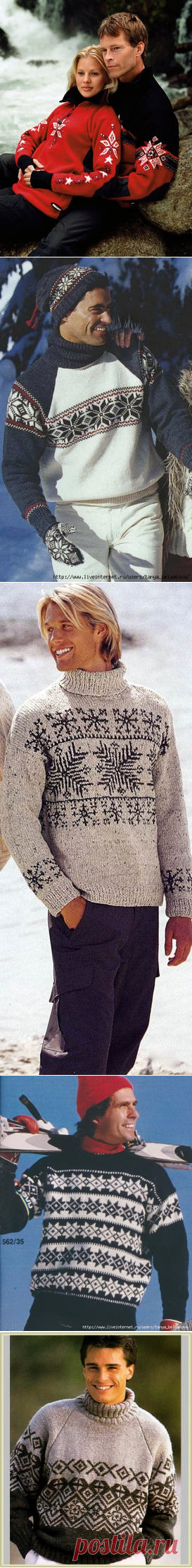 Несколько моделек для вдохновения в норвежском стиле