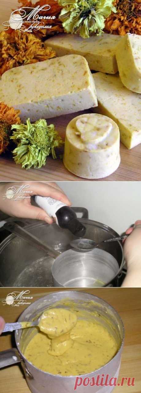 Мыло с лепестками в домашних условиях.