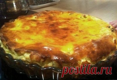 Очень вкусная творожная запеканка.