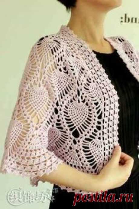 Patrón #1827: Lindo Chal Redondo a Crochet ~ CTejidas [Crochet y Dos Agujas]