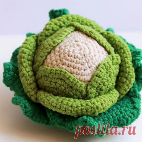 Капуста крючком. Амигуруми схемы и описания. Автор: Алёна Полякова | IRINELY.ART