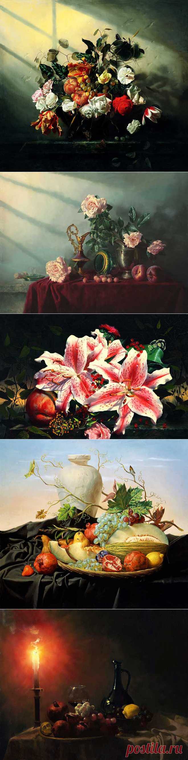 Натюрморты от Alexei Antonov.