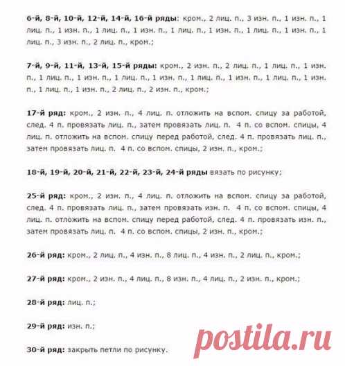 Шикарный узор для свитера