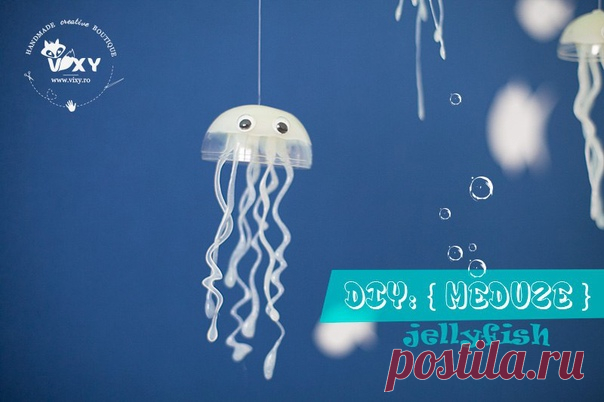 Медузы для украшения детской
