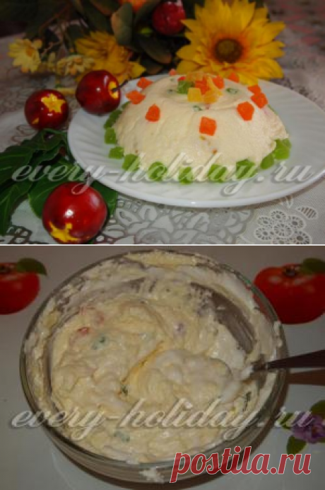 Пасхальный творожный кулич с цукатами, рецепт с фото