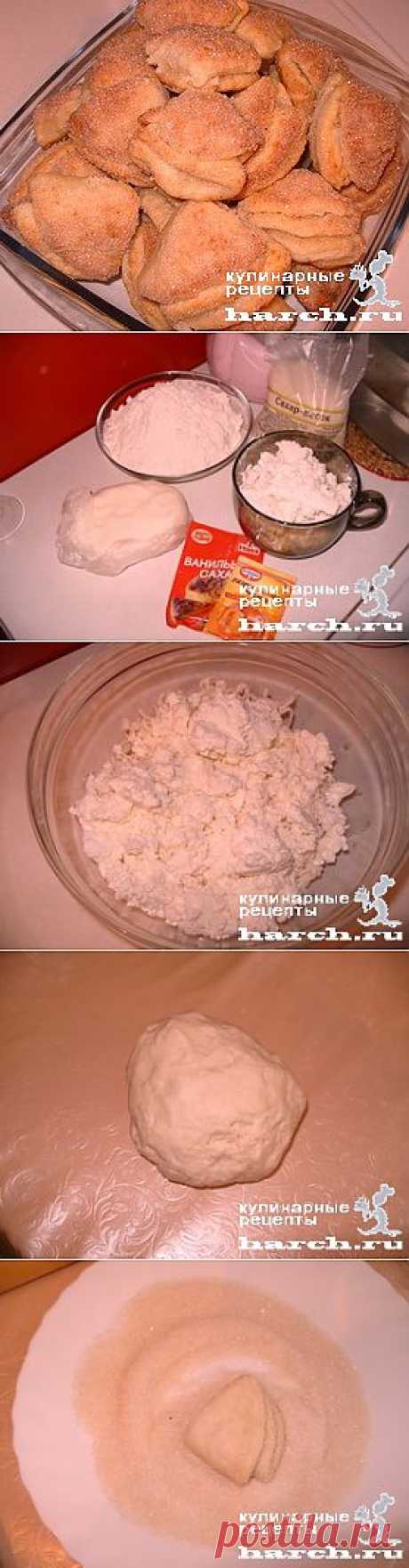 Творожное печенье &amp;#8220;Поцелуйчик&amp;#8221;  |  Харч.ру  - рецепты для любителей вкусно поесть