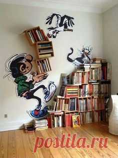 Clever way to have some fun with your casual corner stock-pile!