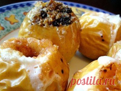 Печеные яблоки в духовке, вкусный и полезный десерт | Рецепты моей мамы