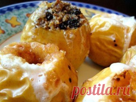 Печеные яблоки в духовке, вкусный и полезный десерт | Рецепты моей мамы