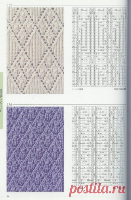 ​Лучшие узоры спицами