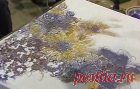 Видео урок по оригинальному офоромлению панно.