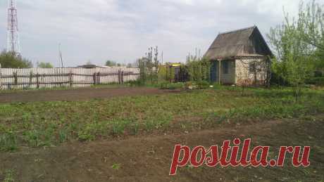 Наш дачный участок с домиком. Выставили на продажу.