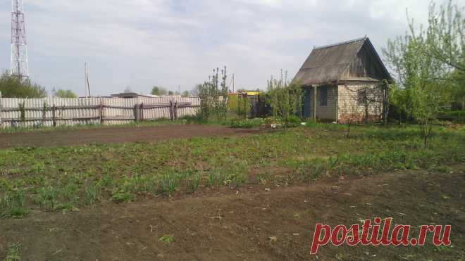 Наш дачный участок с домиком. Выставили на продажу.
