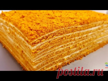 СВЕКРОВЬ НАУЧИЛА❤ШЕДЕВРАЛЬНЫЙ МЕДОВИК НА СКОРУЮ РУКУ!ТЕПЕРЬ ВСЕ КТО ПРОБУЮТ ПРОСЯТ РЕЦЕПТ!ВКУСНЯТИНА