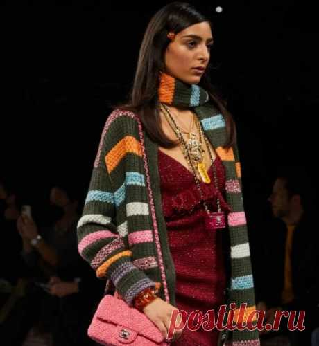 Вязаные модели от бренда Шанель. Осенняя красота в разнообразии фактур и цветов для мастериц | Фея домашняя | Дзен