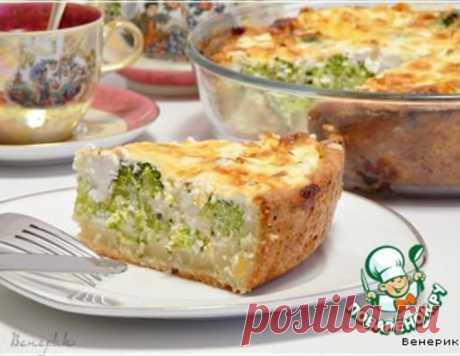 Киш с брокколи и фетой – кулинарный рецепт