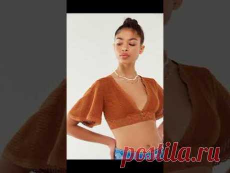 Кроп топ -  тренд лета 2021 🌞14 идей для вдохновения crop top #shorts - YouTube