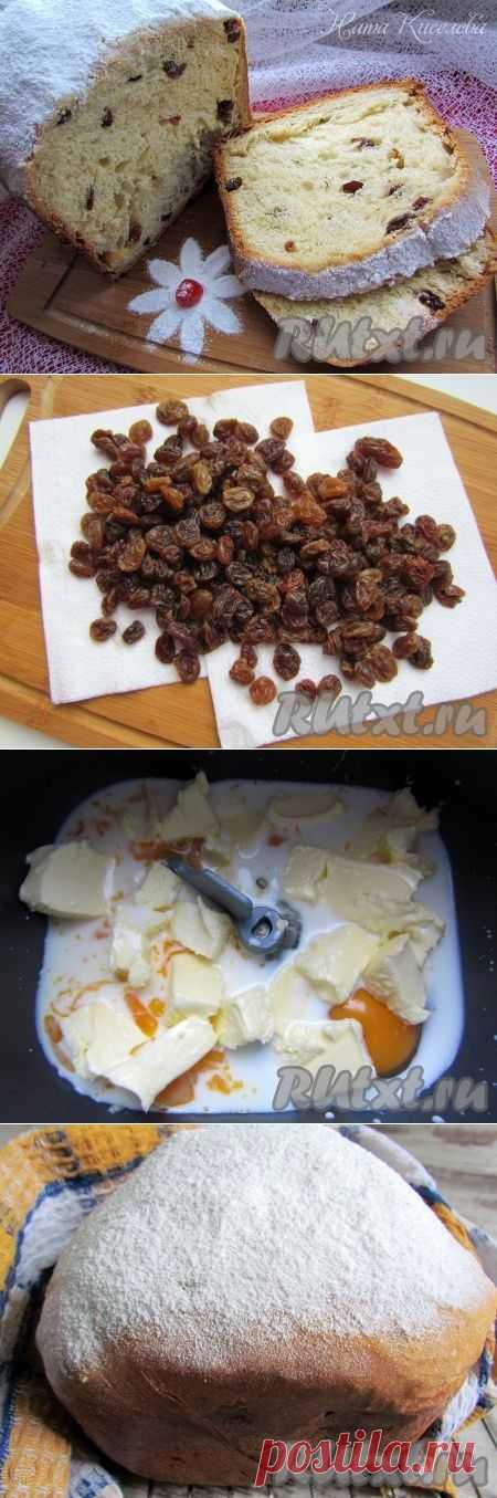 Сдобный кекс с изюмом в хлебопечке (рецепт с фото) | RUtxt.ru