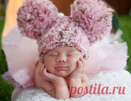 Pom Pom Baby Hat 12 Colors 0 to 3 Month Baby Girl от TSBPhotoProps