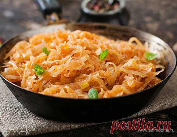 Капуста на сковороде, как приготовить вкусно тушеную капусту