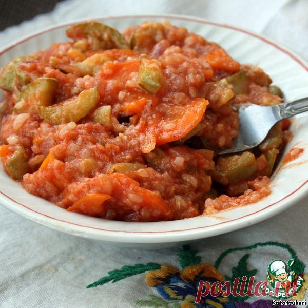 Овощи с рисом "Завтрак домоседа"