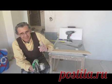 Запил плитки под 45 градусов с пылеотводом. ЖК Красный Аксай