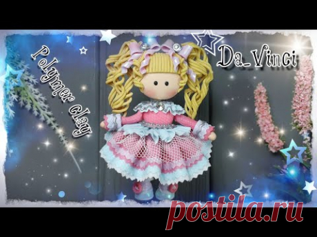 Мастер-класс: Декор кружки из полимерной глины FIMO / Девочка на кружке / polymer clay tutorial