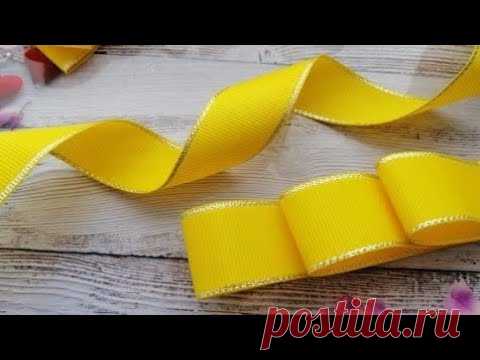 ПРОЩЕ НЕ БЫВАЕТ😍 Бантики из лент🎀 Легко и просто / Ribbon bows/ laços de fita