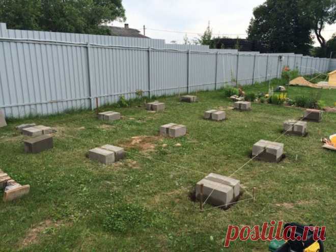 Добротная беседка на дачу из бруса своими руками