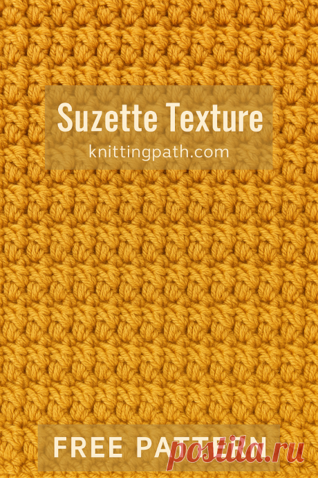 Suzette Texture Crochet Pattern