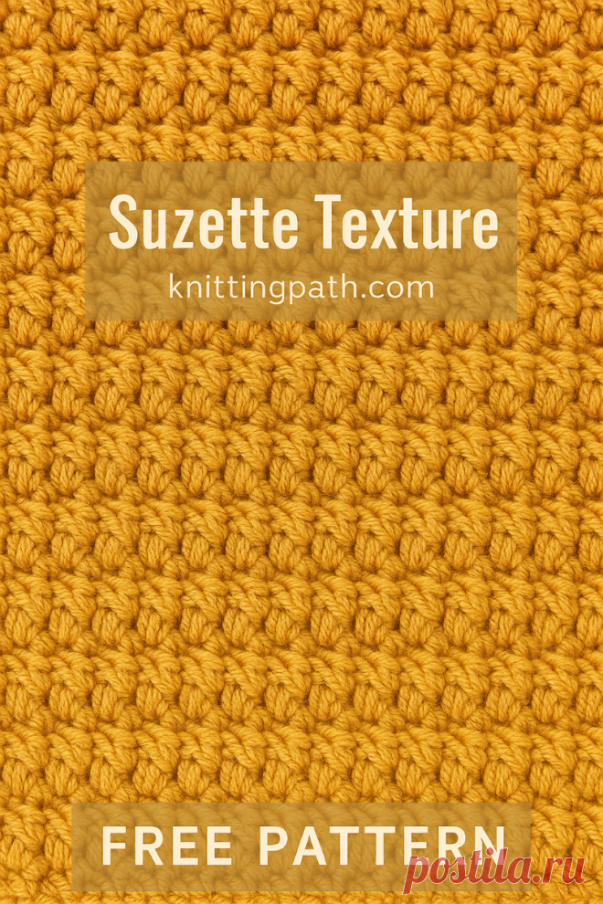 Suzette Texture Crochet Pattern