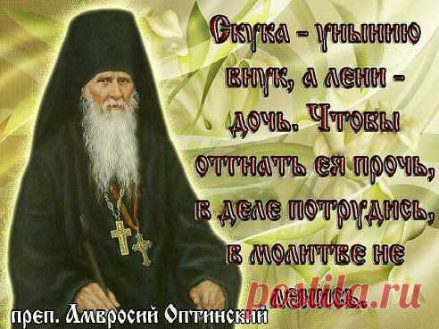 ☨Православные фильмы и молитвы на видео. Добавлена фотография в альбом Мудрые поучения Оптинских старцев.