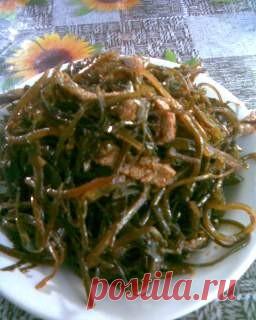 Меги-ча (салат с морской капусты с мясом - корейская кухня) : Салаты