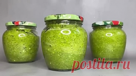 Очень вкусная зелёная аджика Изумрудная
