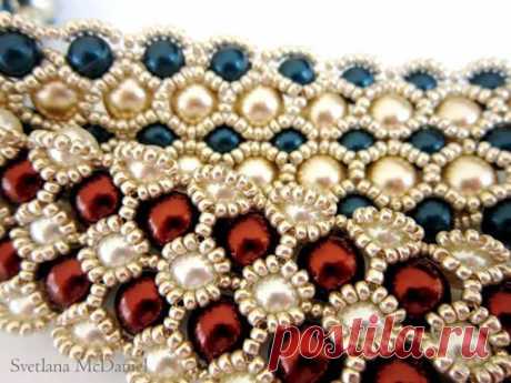 Браслет из бисера и бусин.

#бижутерия #украшения @biserok https://youtu.be/IX6P47E1AHY #бисероплетение #biserok