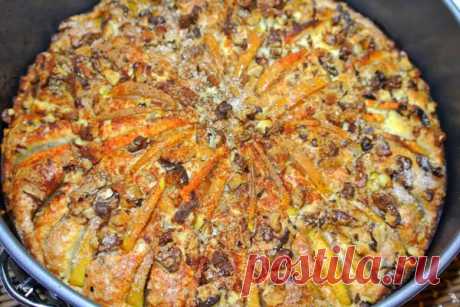 Яблочный пирог с орехами - Простые рецепты Овкусе.ру