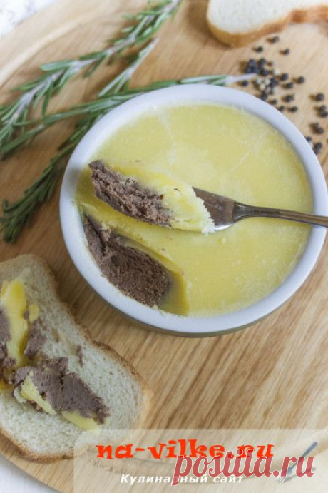 Домашний паштет из куриной печени - рецепт с фото